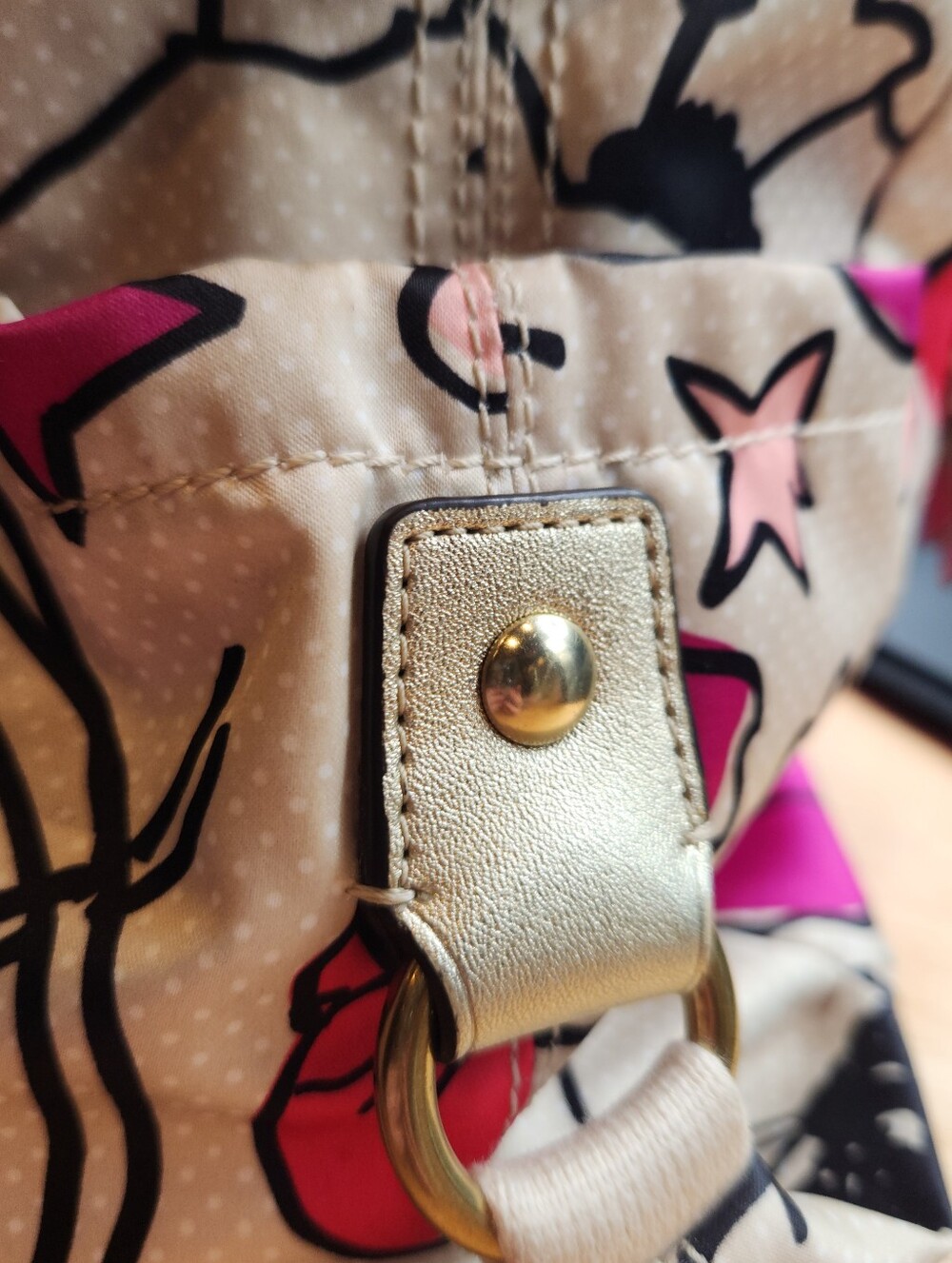 Coach Poppy Floral Backpack - Picture 13 of 16